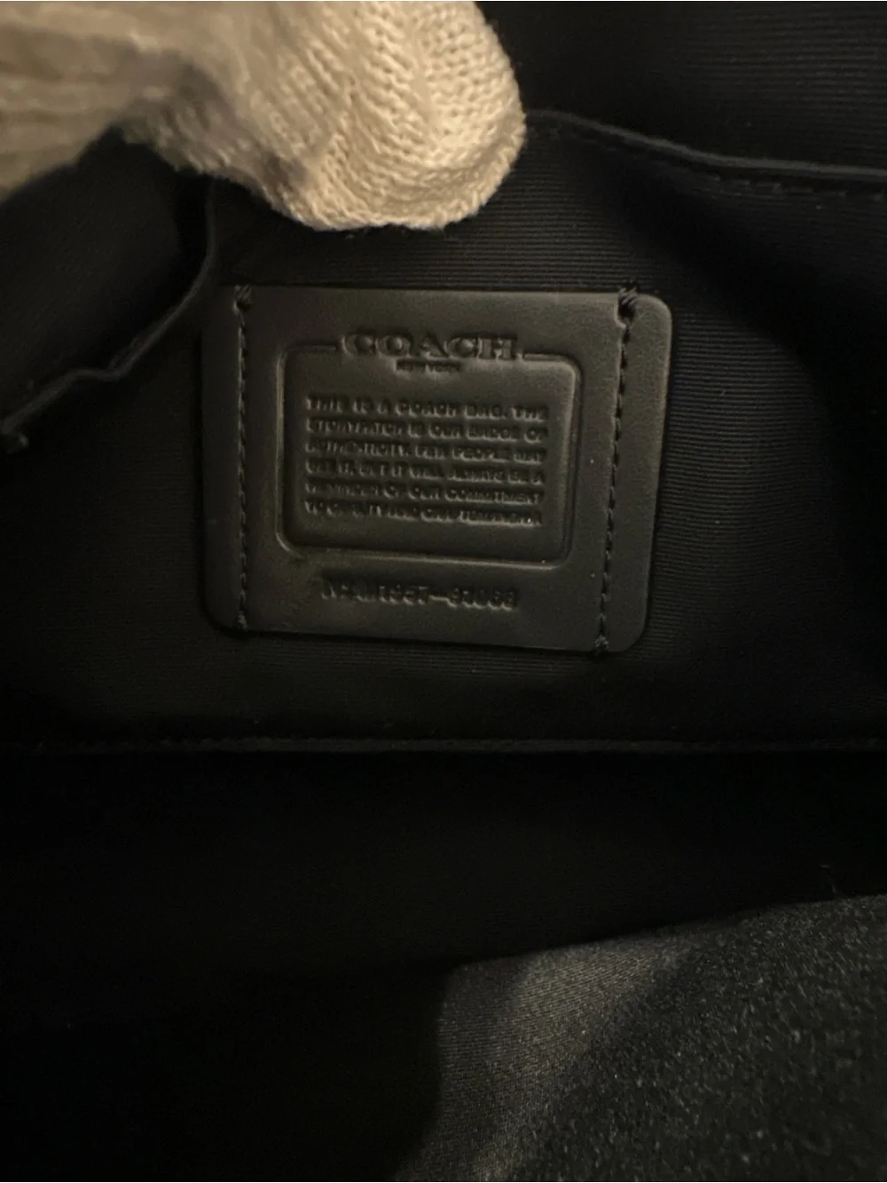 COACH Jade Saddle Bag Black Crocodile Embossed Leather Crossbody 91068